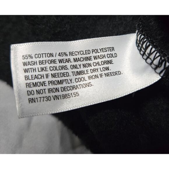 AC/DC Sz XL Black Lightning Bolt Cropped Sweater - Picture 3 of 8